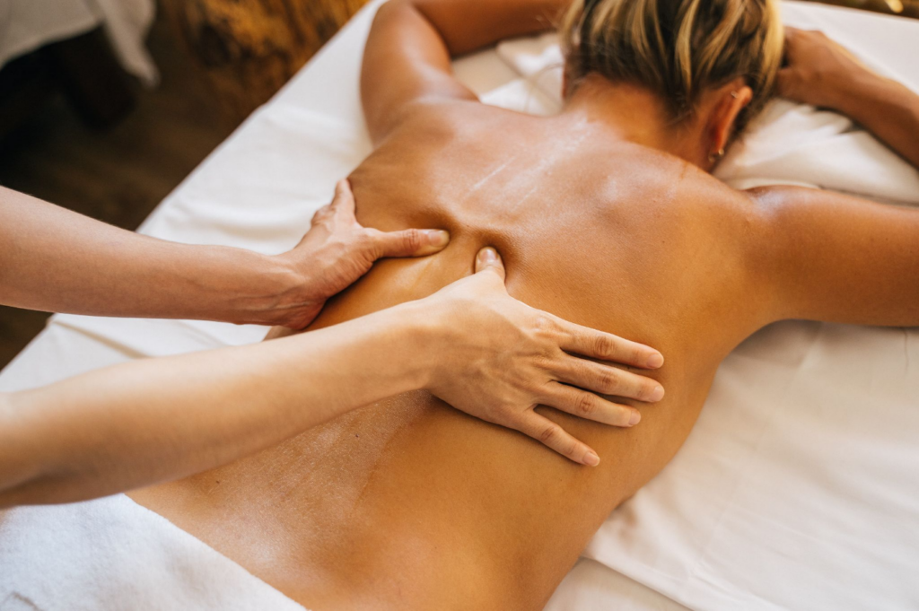 someone getting a massage